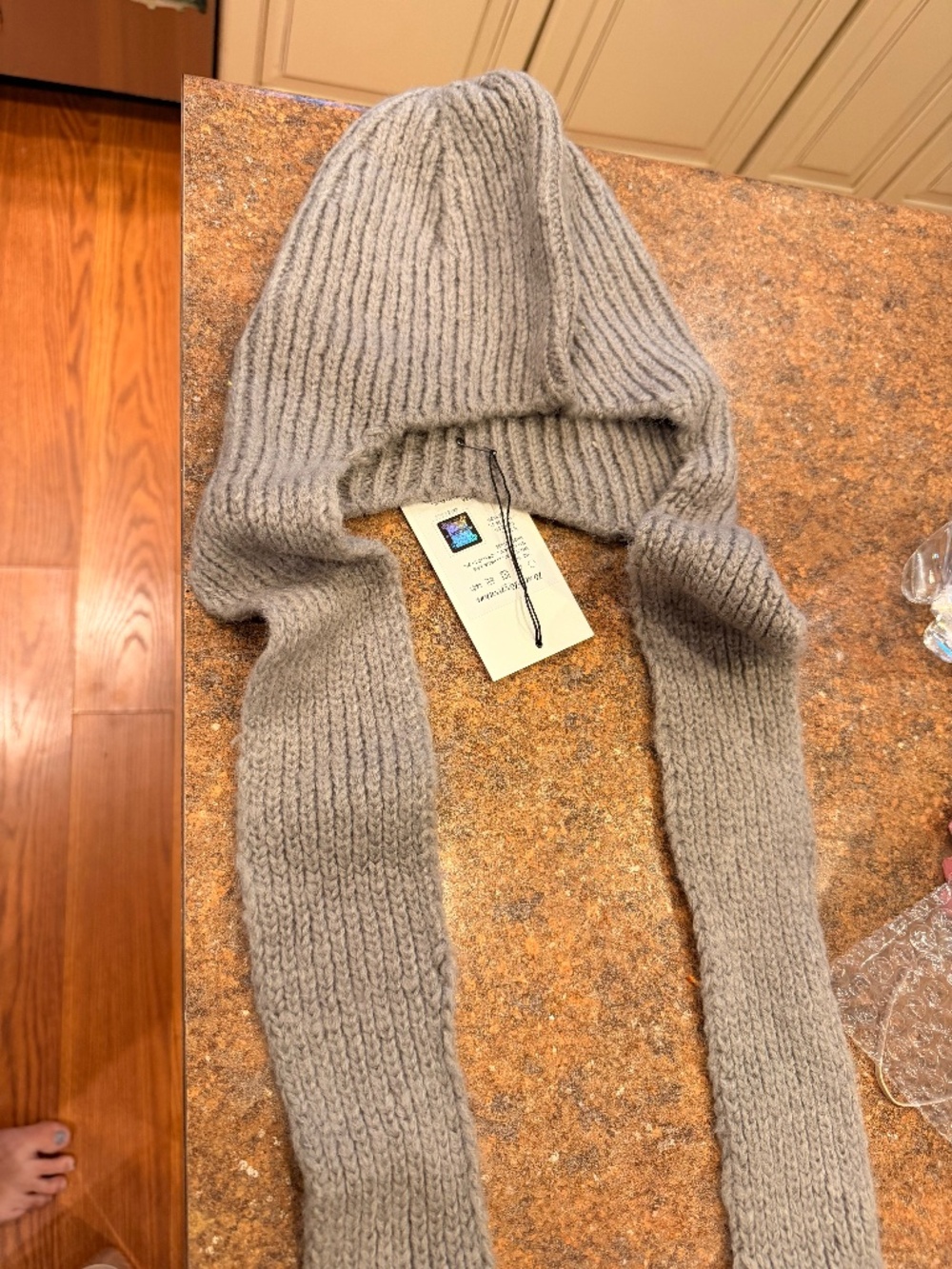 Rest & Recreation K-Fashion Knit Gray Alpaca Wool Blend OS NWT